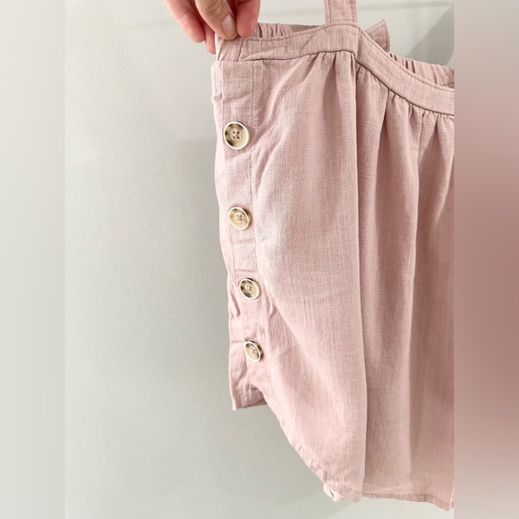 Universal Thread Button Detail Tank Pink Size XS - Picture 5 of 7
